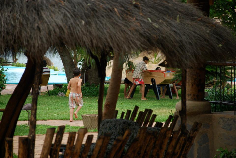 Family fun at the BadaLodge - Bamako