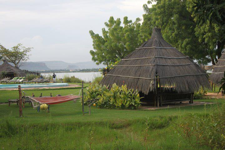 le jardin du Badalodge à Bamako